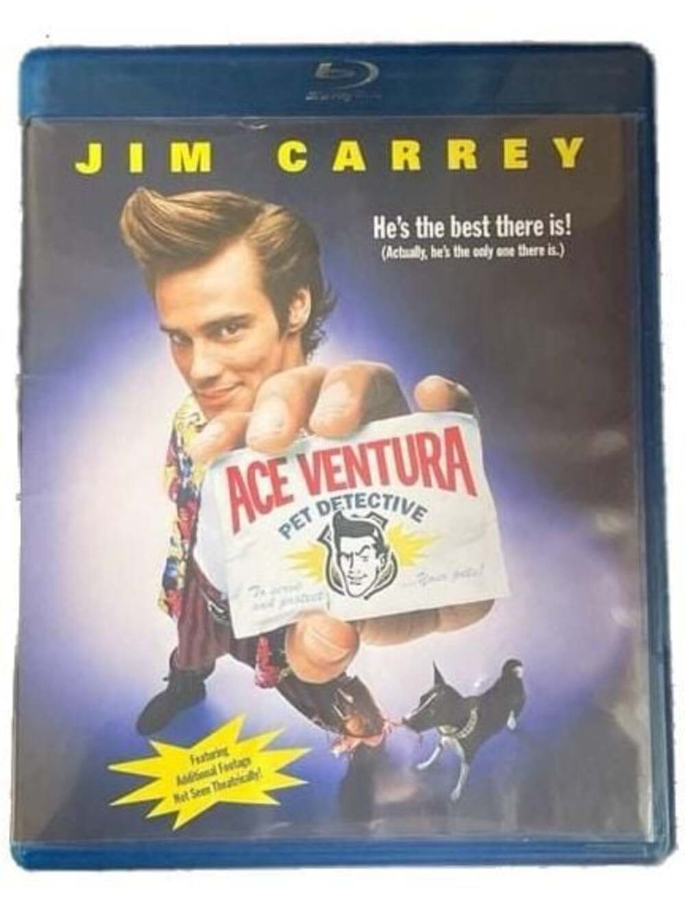 Ace Ventura Pet Detective Yellow Case Used VHS Morgan Creek 1994
